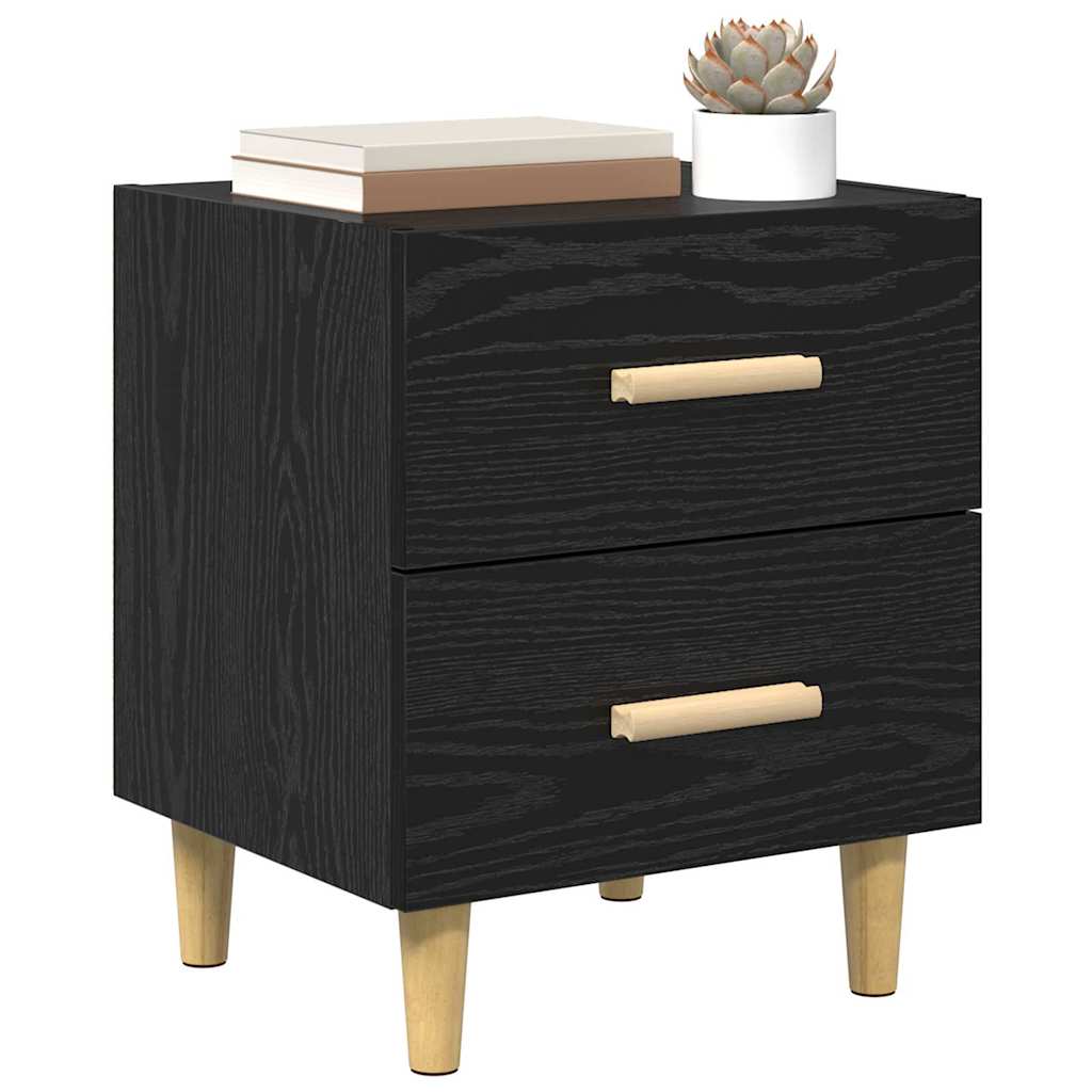 Bettschrank 2 pcs Schwarze Eiche 40 x 35 x 47,5 cm