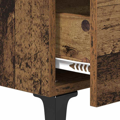 Bettschrank 2 pcs Altholz 40 x 35 x 47,5 cm Holzwerkstoff