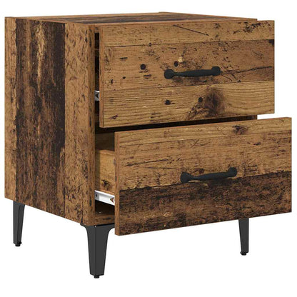 Bettschrank 2 pcs Altholz 40 x 35 x 47,5 cm Holzwerkstoff