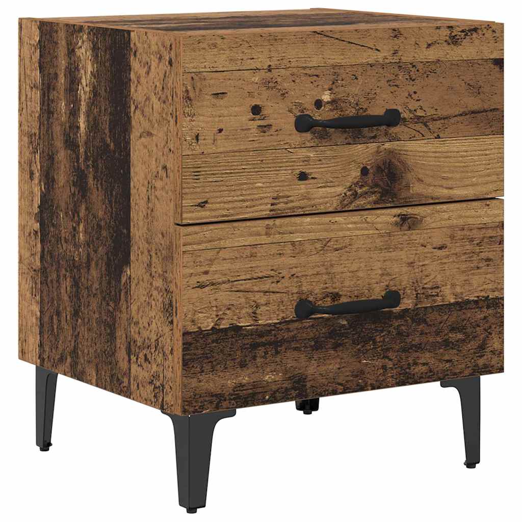 Bettschrank 2 pcs Altholz 40 x 35 x 47,5 cm Holzwerkstoff