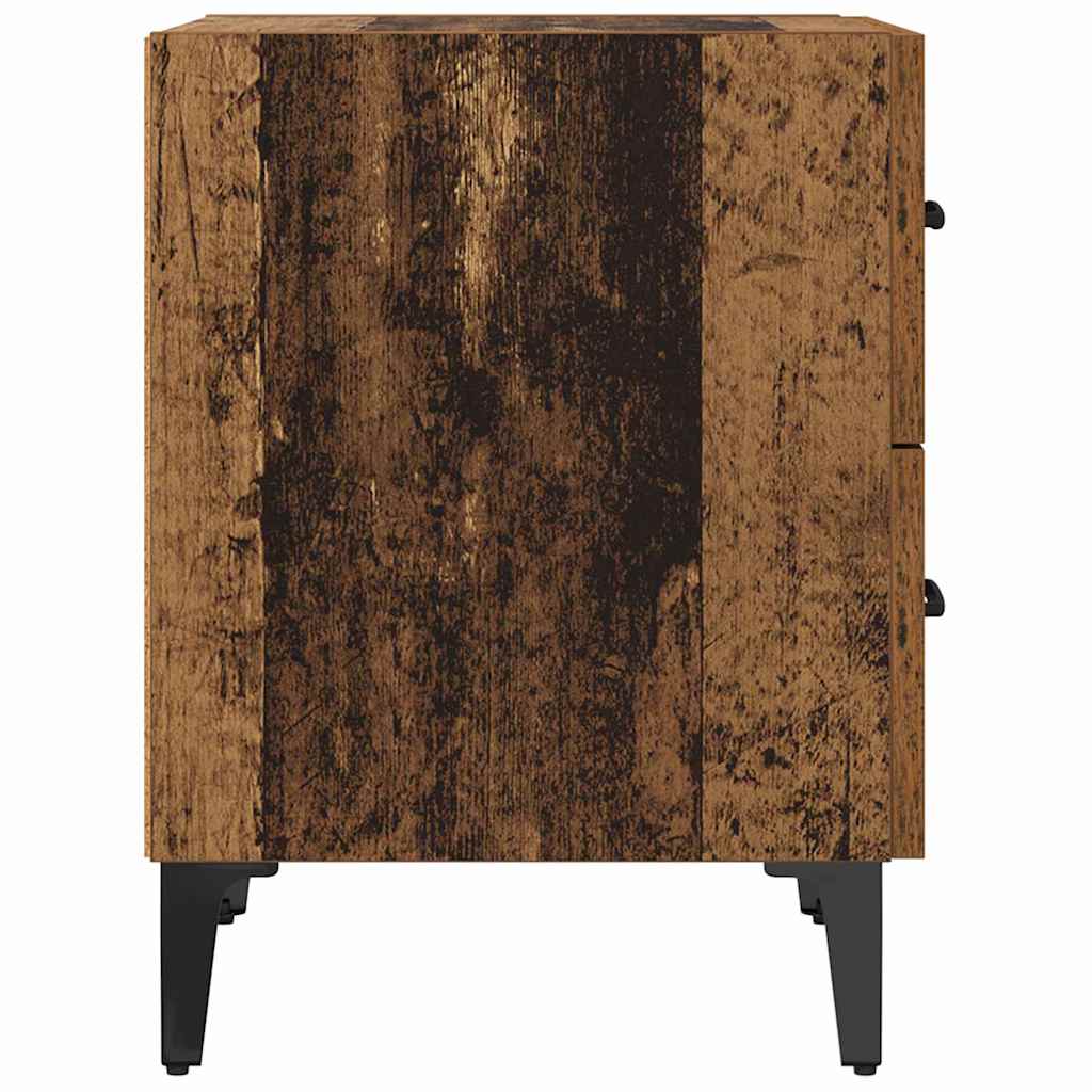 Bettschrank 2 pcs Altholz 40 x 35 x 47,5 cm Holzwerkstoff