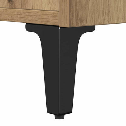 Bettschrank Eiche handwerklich 40 x 35 x 47,5 cm Holzwerkstoff
