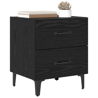 Bettschrank 2 pcs Schwarze Eiche 40 x 35 x 47,5 cm