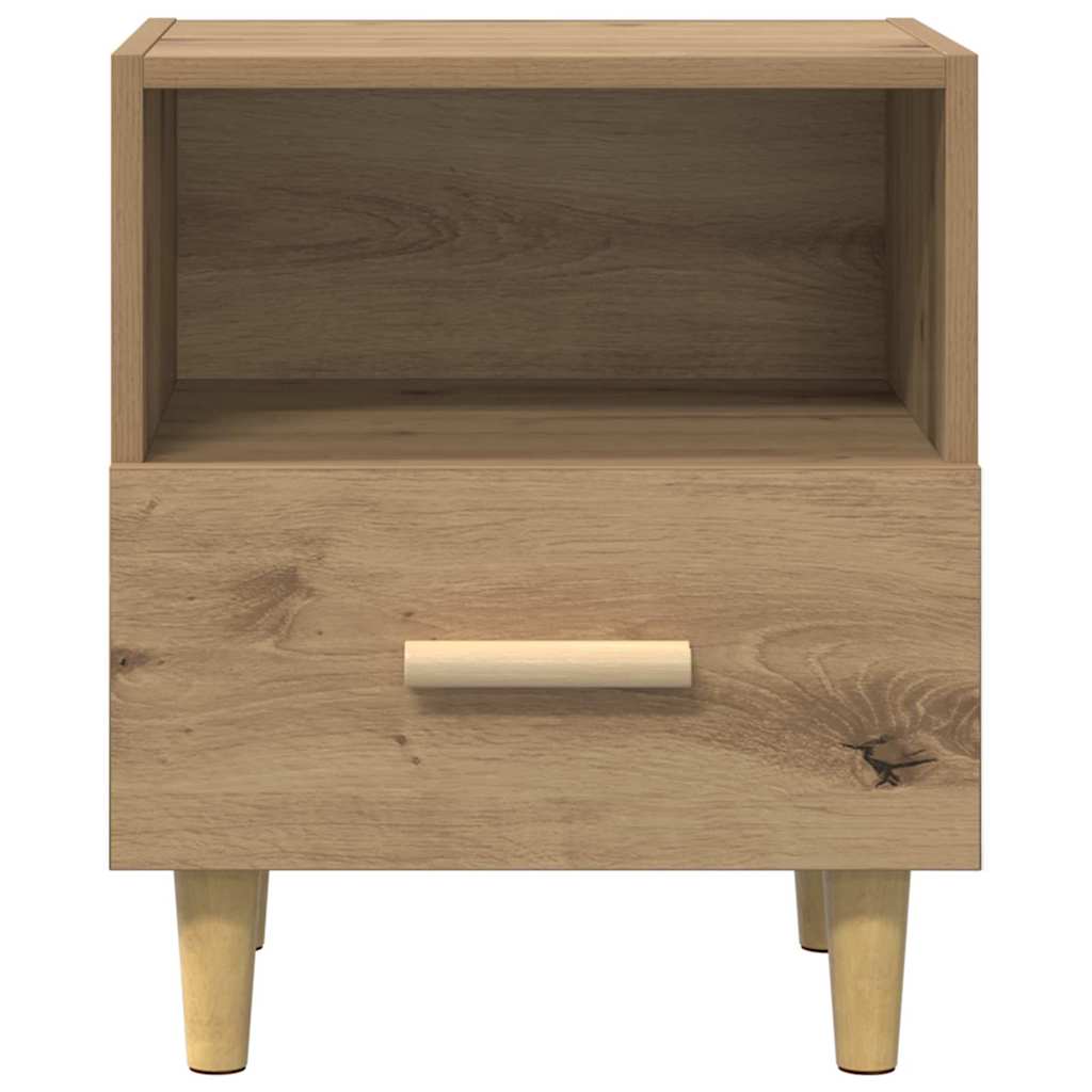 Nachttisch 2 pcs Artisan-Eiche 40 x 35 x 47,5 cm Holzwerkstoff