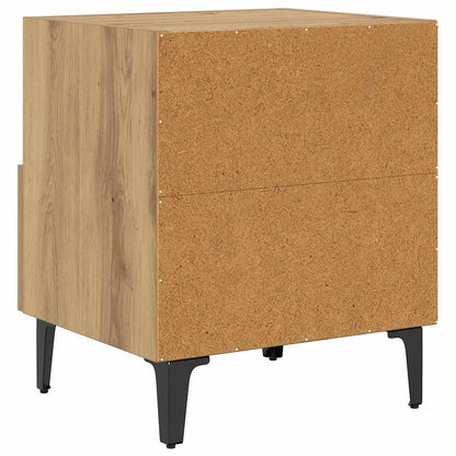 Nachttisch 2 pcs Artisan-Eiche 40 x 35 x 47,5 cm Holzwerkstoff