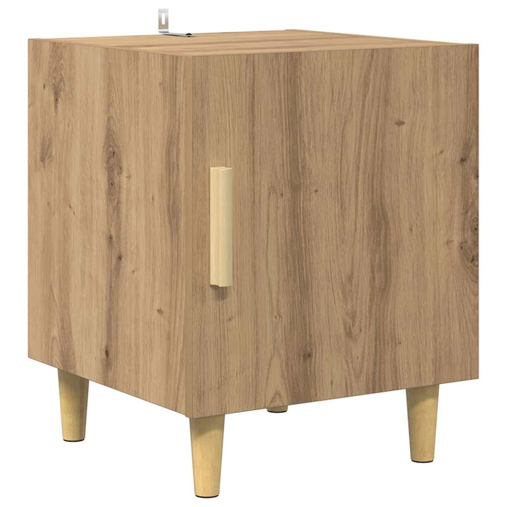 Nachttisch 2 pcs Artisan-Eiche 40 x 40 x 50 cm Holzwerkstoff
