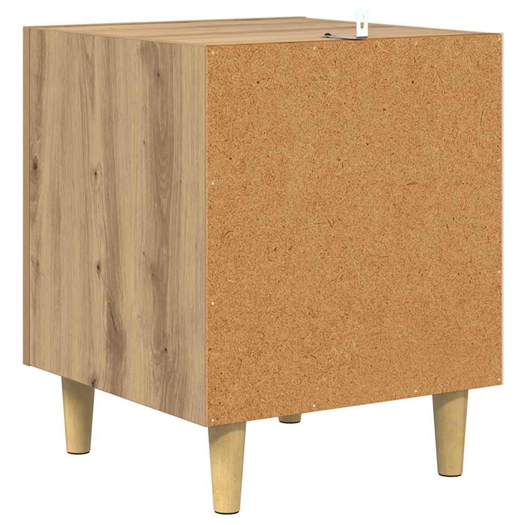 Nachttisch 2 pcs Artisan-Eiche 40 x 40 x 50 cm Holzwerkstoff