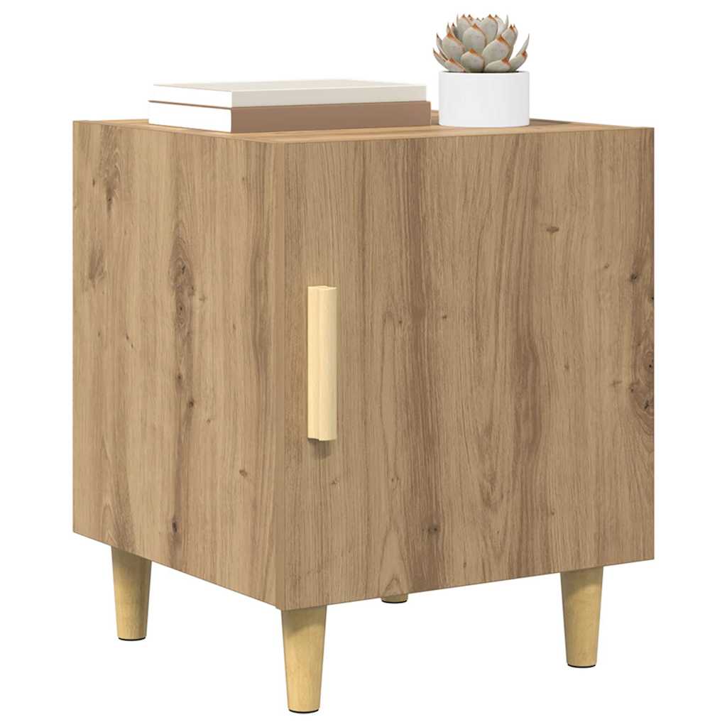 Nachttisch 2 pcs Artisan-Eiche 40 x 40 x 50 cm Holzwerkstoff