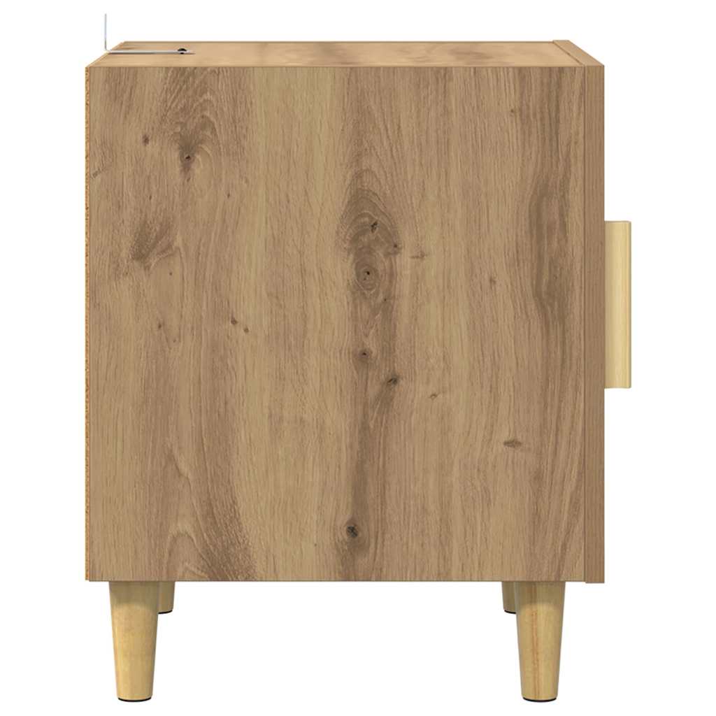Nachttisch 2 pcs Artisan-Eiche 40 x 40 x 50 cm Holzwerkstoff