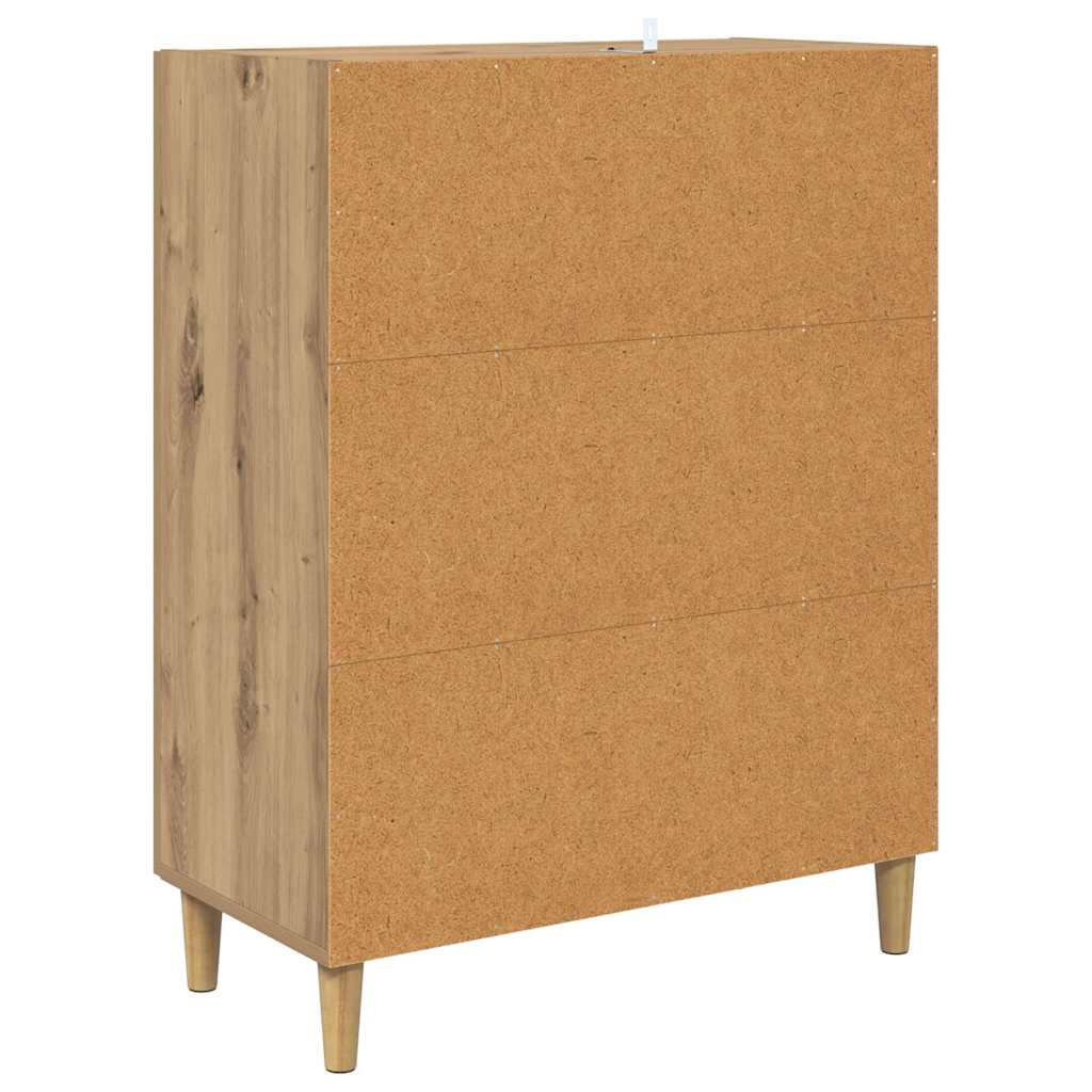 Sideboard Artisan-Eiche 70 x 34 x 90 cm Holzwerkstoff