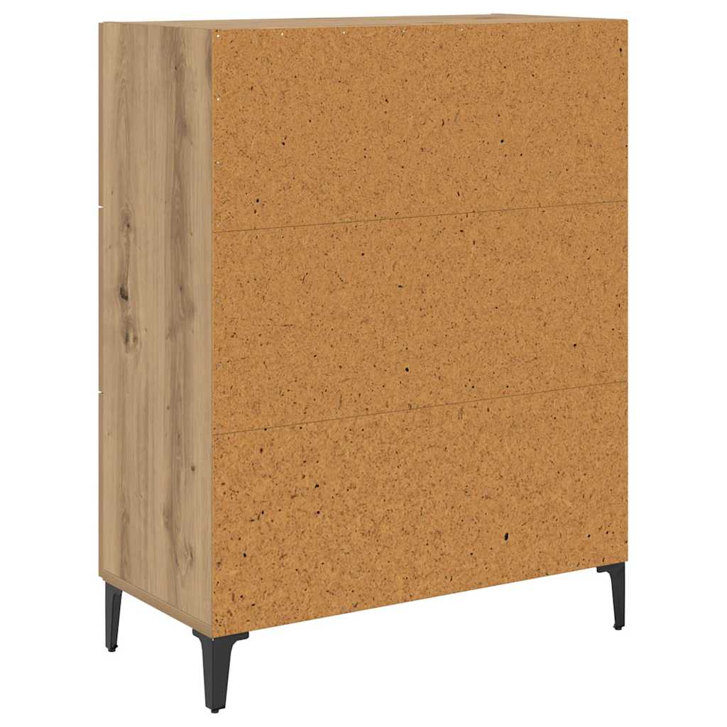 Sideboard Artisan-Eiche 69,5 x 34 x 90 cm Holzwerkstoff