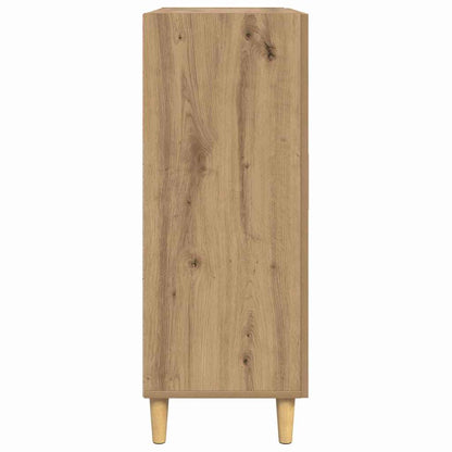 Sideboard Eiche handwerklich 34 x 69.5 x 90 cm Holzwerkstoff