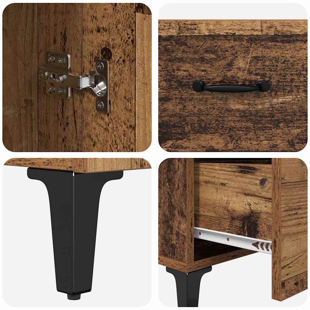 Sideboard Altholz 69,5 x 34 x 90 cm Holzwerkstoff