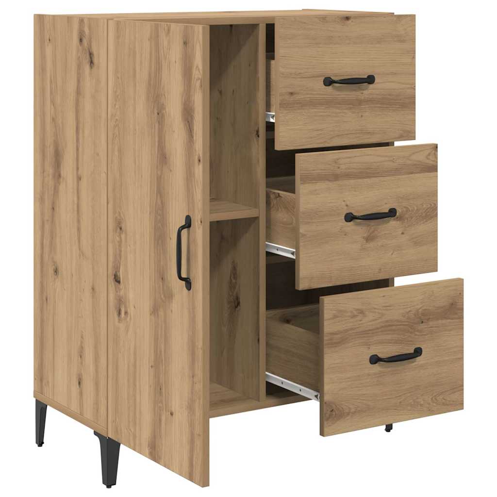 Sideboard Artisan-Eiche 69,5 x 34 x 90 cm Holzwerkstoff