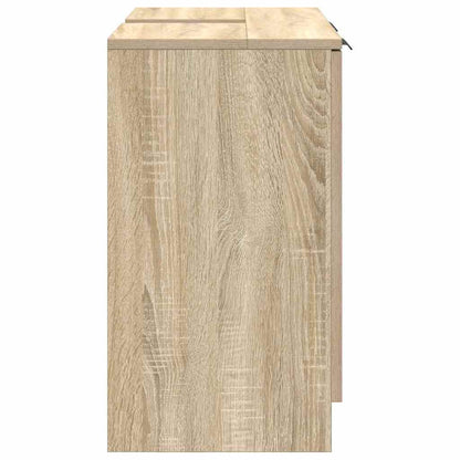Badezimmerschrank mit Speicher Sonoma-Eiche 64,5 x 33,5 x 59 cm