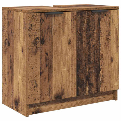 Badezimmerschrank Altholz 64,5 x 33,5 x 59 cm Holzwerkstoff