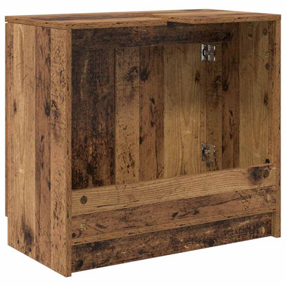 Badezimmerschrank Altholz 64,5 x 33,5 x 59 cm Holzwerkstoff