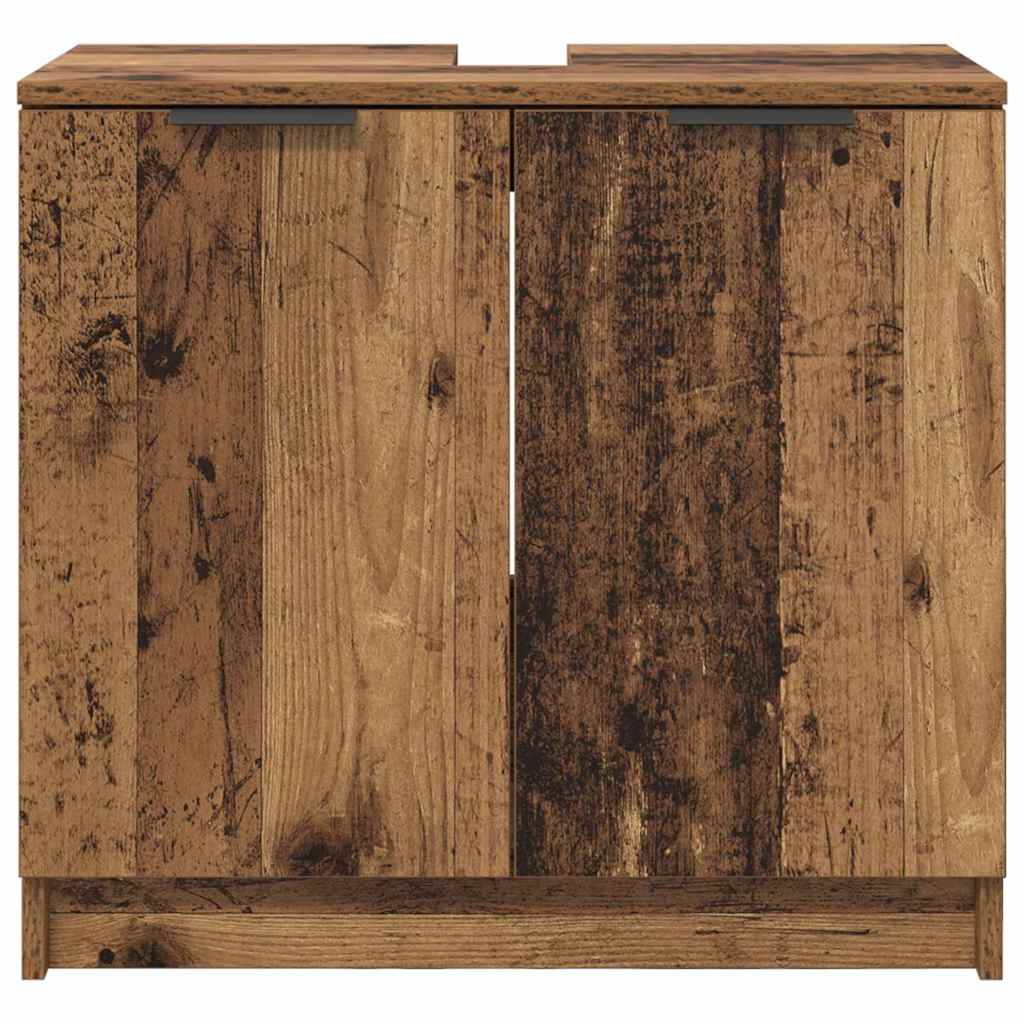 Badezimmerschrank Altholz 64,5 x 33,5 x 59 cm Holzwerkstoff