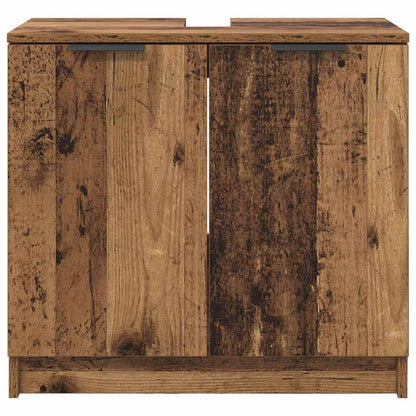Badezimmerschrank Altholz 64,5 x 33,5 x 59 cm Holzwerkstoff