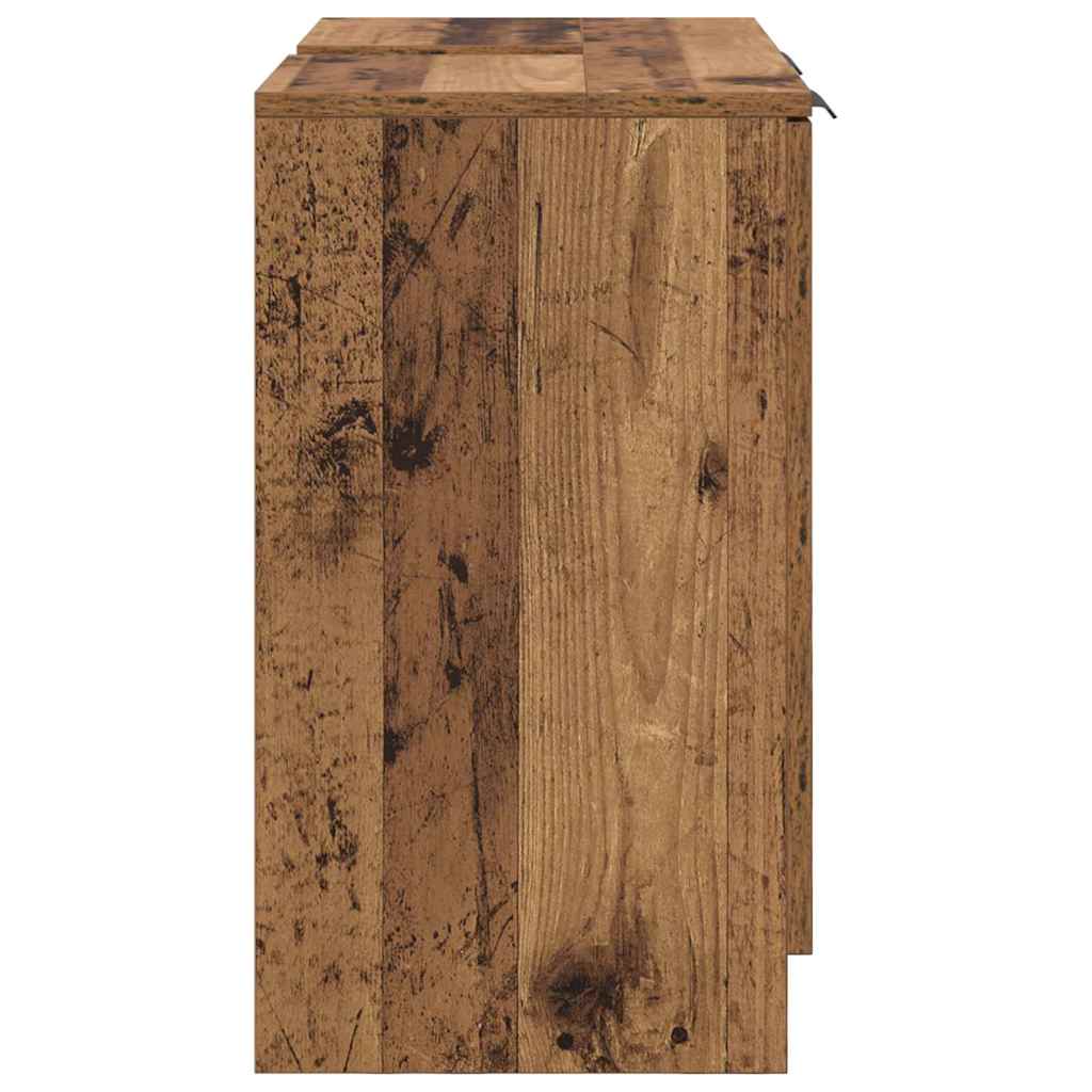 Badezimmerschrank Altholz 64,5 x 33,5 x 59 cm Holzwerkstoff