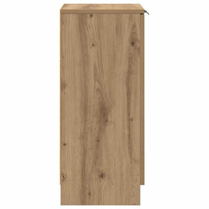 Sideboard Eiche handwerklich 30 x 30 x 70 cm Holzwerkstoff