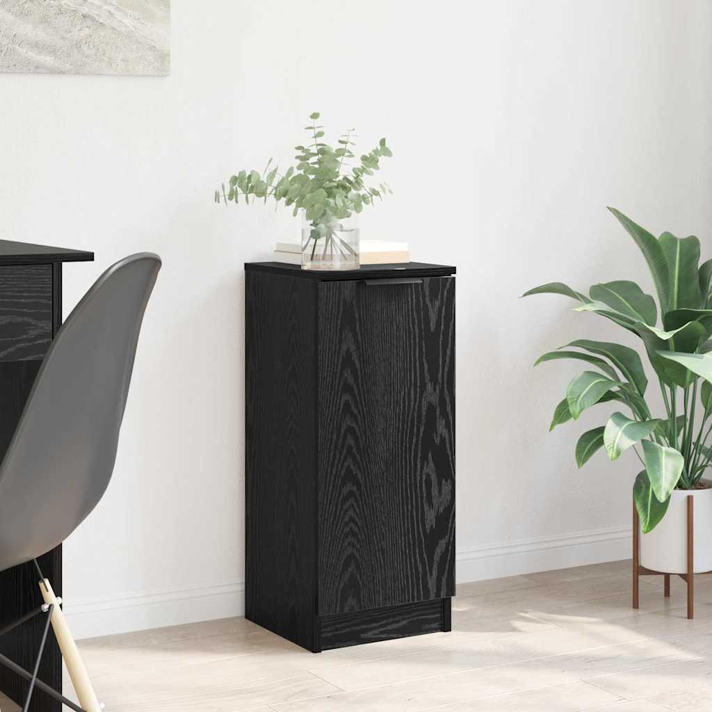 Sideboard Schwarze Eiche 30 x 30 x 70 cm Holzwerkstoff