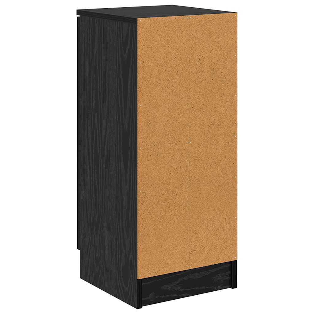 Sideboard Schwarze Eiche 30 x 30 x 70 cm Holzwerkstoff