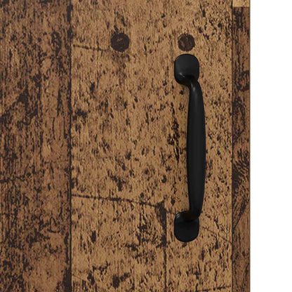 Sideboard Altholz 69,5 x 34 x 90 cm Verbundholz und Eisen