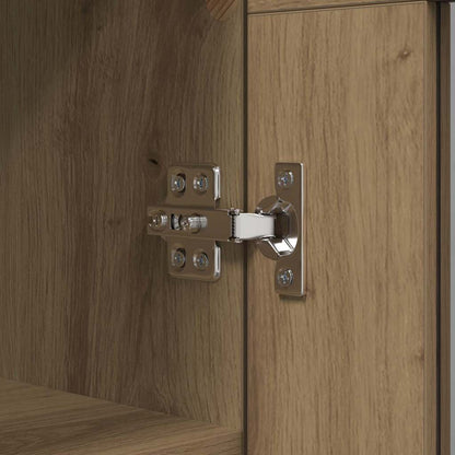 Sideboard Artisan-Eiche 69,5 x 34 x 90 cm Verbundholz und Eisen