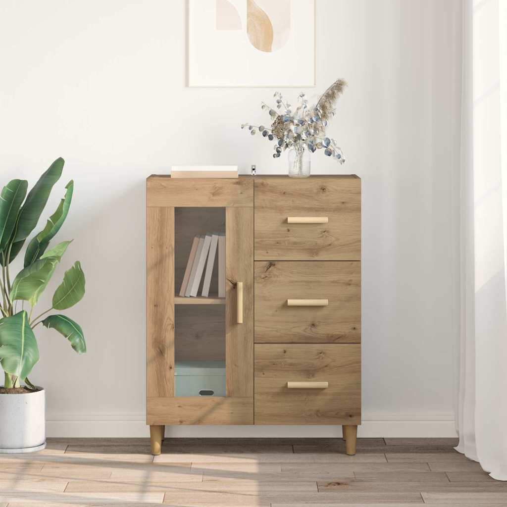Sideboard Artisan-Eiche 69,5 x 34 x 90 cm Holzwerkstoff