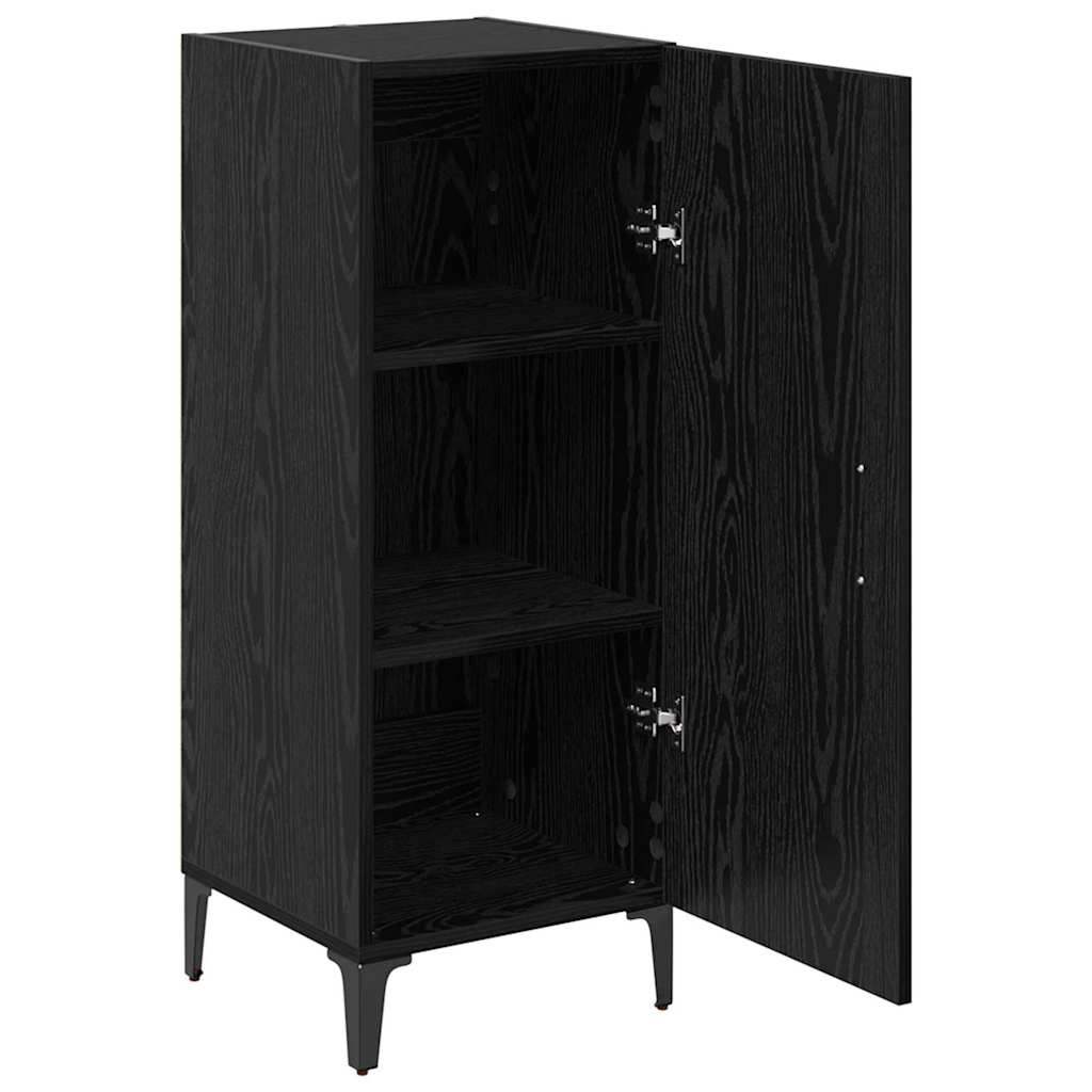 Sideboard Schwarze Eiche 34,5 x 34 x 90 cm Holzwerkstoff