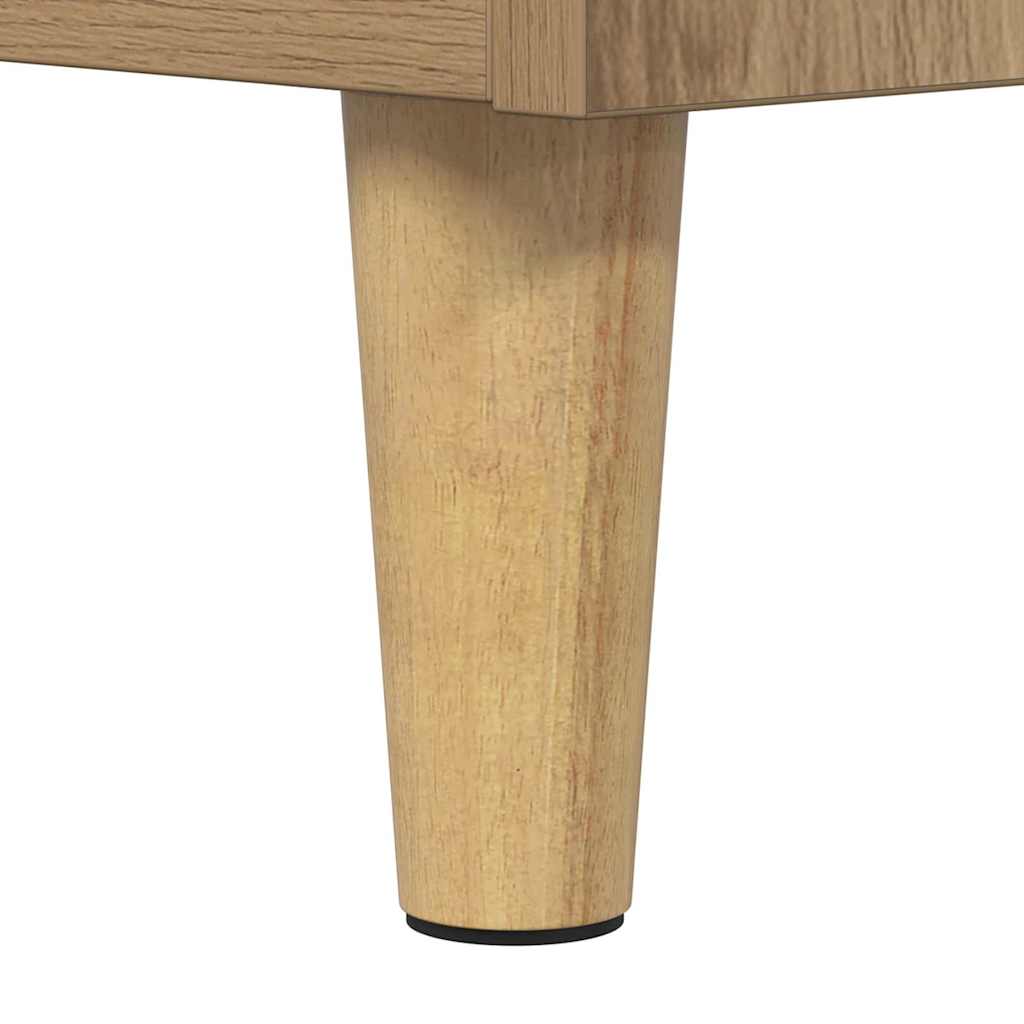 Sideboard Eiche handwerklich 34,5 x 34 x 90 cm Holzwerkstoff