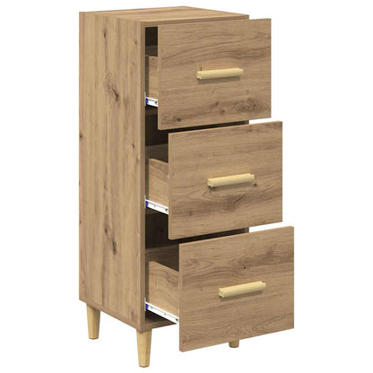 Sideboard Eiche handwerklich 34,5 x 34 x 90 cm Holzwerkstoff