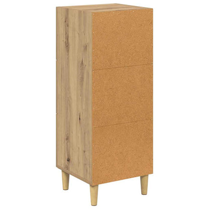 Sideboard Eiche handwerklich 34,5 x 34 x 90 cm Holzwerkstoff