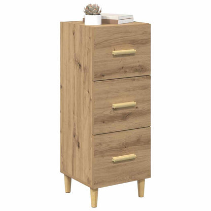 Sideboard Eiche handwerklich 34,5 x 34 x 90 cm Holzwerkstoff