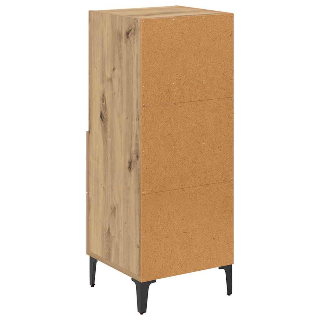 Sideboard Artisan-Eiche 34 x 34,5 x 90 cm Holzwerkstoff
