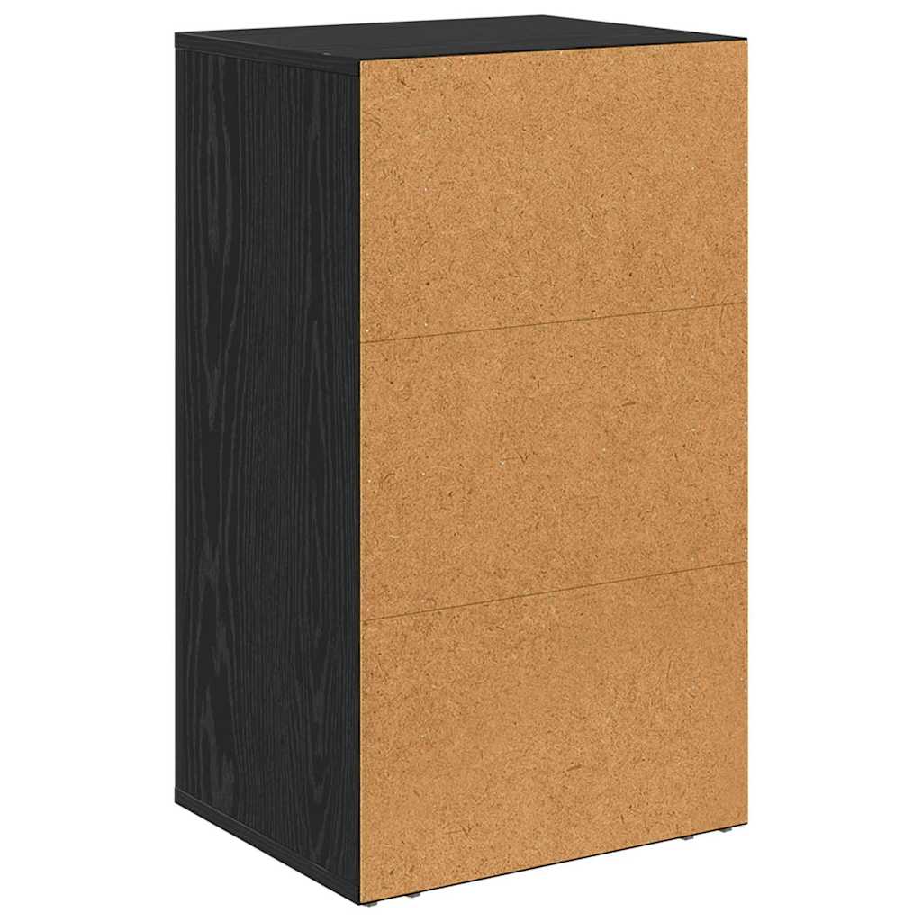 Sideboard Schwarze Eiche 40 x 33 x 70 cm Holzwerkstoff