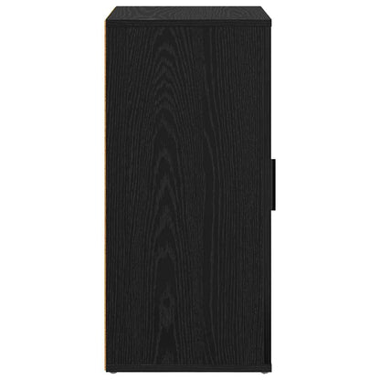Sideboard Schwarze Eiche 40 x 33 x 70 cm Holzwerkstoff