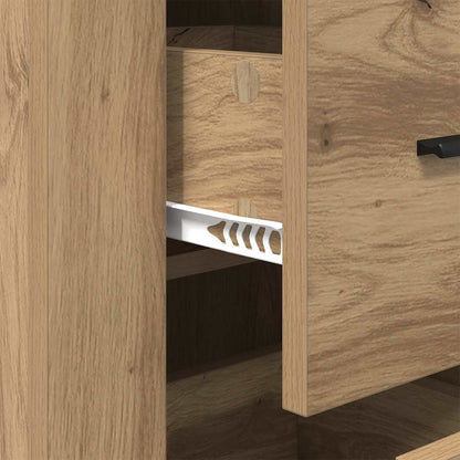 Sideboard Eiche handwerklich 40 x 33 x 70 cm Holzwerkstoff