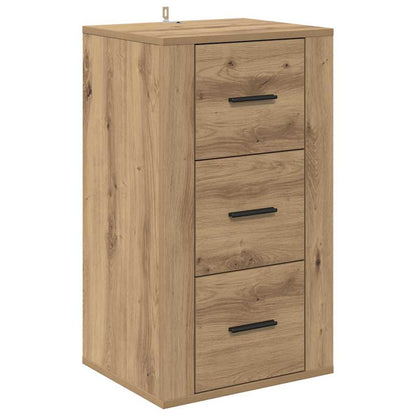Sideboard Eiche handwerklich 40 x 33 x 70 cm Holzwerkstoff