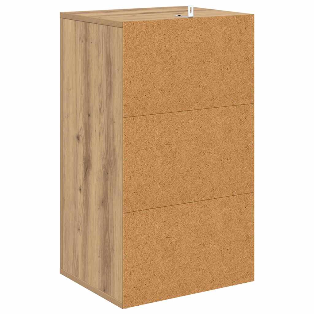Sideboard Eiche handwerklich 40 x 33 x 70 cm Holzwerkstoff