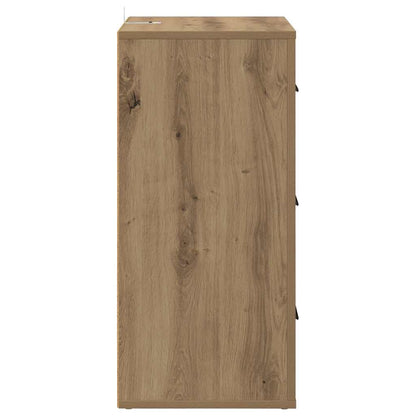 Sideboard Eiche handwerklich 40 x 33 x 70 cm Holzwerkstoff