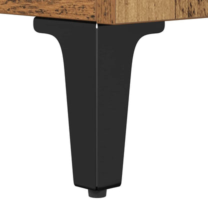 Couchtisch mit Schubladen Altholz 90 x 49 x 45 cm Holzwerkstoff
