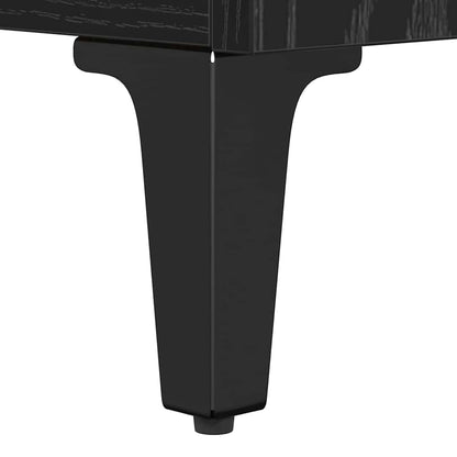 Couchtisch Schwarz Eichen-Optik 90 x 49 x 45 cm Holzwerkstoff
