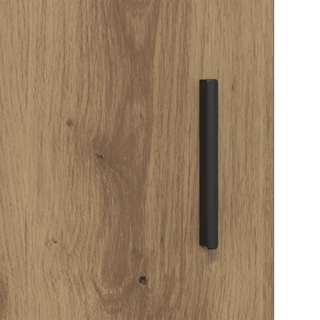 Sideboard Eiche handwerklich 80 x 30 x 60 cm Holzwerkstoff