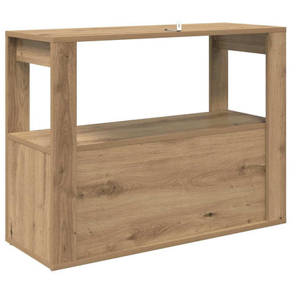 Sideboard Eiche handwerklich 80 x 30 x 60 cm Holzwerkstoff