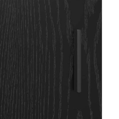 Sideboard Schwarze Eiche 80 x 30 x 60 cm Holzwerkstoff