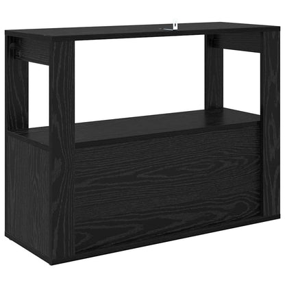 Sideboard Schwarze Eiche 80 x 30 x 60 cm Holzwerkstoff