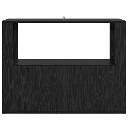 Sideboard Schwarze Eiche 80 x 30 x 60 cm Holzwerkstoff