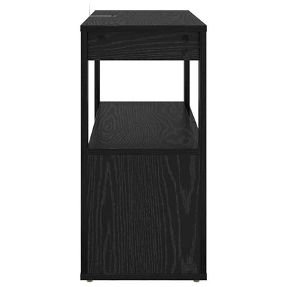 Sideboard Schwarze Eiche 80 x 30 x 60 cm Holzwerkstoff